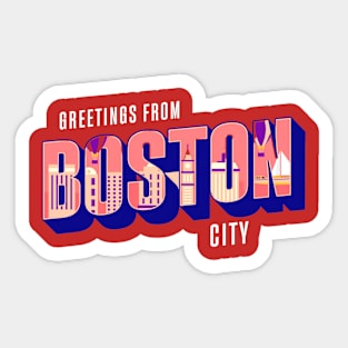 It's Boston Mate Sticker